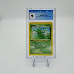 Pokemon Scyther - Neo Discovery 1st Edition - 46/75 Graded Card CGC - MINT 9 - Image 1