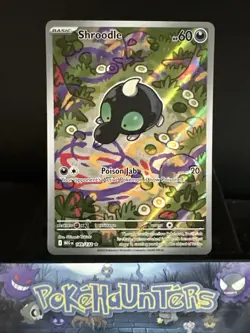 Pokemon Card Shroodle 149/132 Illustration Rare Mega Evolution Base Set NM - Image 1