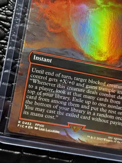 Duelist's Flame (Borderless) Commander: Final Fantasy Foil NM Rare MTG - Image 2