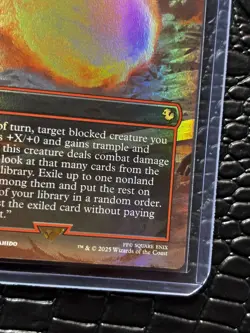 Duelist's Flame (Borderless) Commander: Final Fantasy Foil NM Rare MTG - Image 3