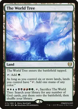 The World Tree: MtG Magic the Gathering Kaldheim Commander Rare - Image 1