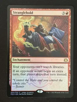 1x MTG Stranglehold (Foil) - Judge Promos (JDG) (P22) #4 - Magic the Gathering - Image 1