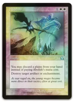 Abolish #1 (Foil) (LP) Prophecy PCY Magic MTG - Image 1