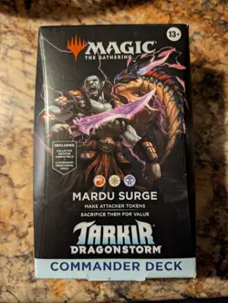 Magic The Gathering Tarkir Dragonstorm Commander Deck - Mardu Surge - New Sealed - Image 1