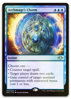 Archmage's Charm #40 (Foil) (NM) Modern Horizons MH1 Magic MTG - Image 1