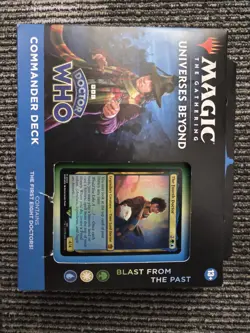 NEW MTG Magic The Gathering Doctor Who Commander Deck Blast From The Past Sealed - Image 1