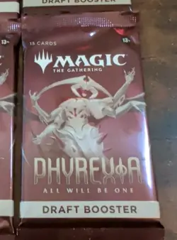 Phyrexia: All Will Be One DRAFT Booster Pack Lot Of 4 New SEALED Magic MTG - Image 2