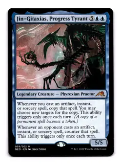 Jin-Gitaxias, Progress Tyrant - 59 NEO: Kamigawa: Neon Dynasty M Normal NM - Image 1