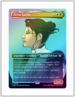 1x Teysa Karlov, Borderless Art - Foil, Magic MTG NM - Image 1