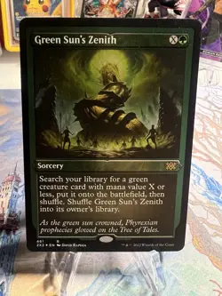 Green Sun's Zenith (Foil Etched) Double Masters 2022 Foil - Image 1