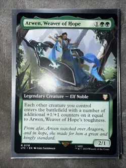 Arwen, Weaver of Hope (Extended Art) Commander: the Lord of the Rings Regular - Image 1