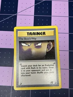 Pokemon TCG Trainer The Boss’s Way 73/82 Team Rocket Uncommon Regular - Image 1