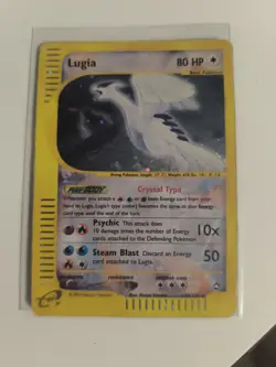 Pokemon Lugia Crystal Type 149/147 Aquapolis Secret Rare - Image 4