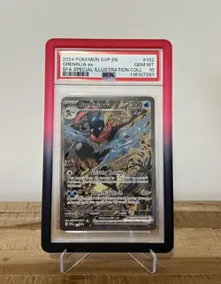 PSA 10 #132 GRENINJA EX 2024 POKEMON SVP EN-SV BLACK STAR PROMO - Image 1
