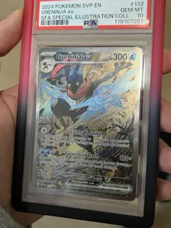 PSA 10 #132 GRENINJA EX 2024 POKEMON SVP EN-SV BLACK STAR PROMO - Image 5