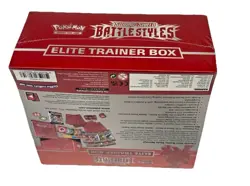 Pokemon TCG Sword & Shield Battle Styles Elite Trainer Box ETB RED NIB SEALED - Image 3