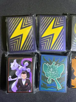 Assorted Pokemon TCG Sleeves Lot Multiple Design - 6 Total - New - Image 2
