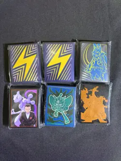 Assorted Pokemon TCG Sleeves Lot Multiple Design - 6 Total - New - Image 3
