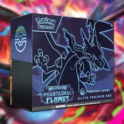 Phantasmal Flames Pokemon Center Elite Trainer Box ETB Factory Sealed - Image 1
