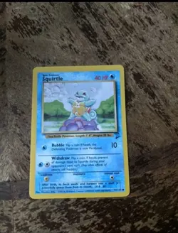 Pokemon Base Set 2 Squirtle 93/130 - Image 1