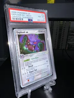 Pokemon Exploud EX 92/100 EX Crystal Guardians Ultra Rare Holo - PSA 8 NM - MT - Image 1