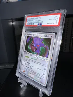 Pokemon Exploud EX 92/100 EX Crystal Guardians Ultra Rare Holo - PSA 8 NM - MT - Image 2