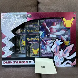 Pokemon Dark Sylveon V Celebrations Collection Box w/ Evolving Skies NEW SEALED - Image 1