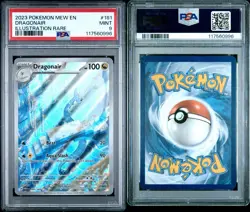 Dragonair 181/165 PSA 9 IR 151 Pokemon ILLUSTRATION RARE HOLO English Foil MINT - Image 3