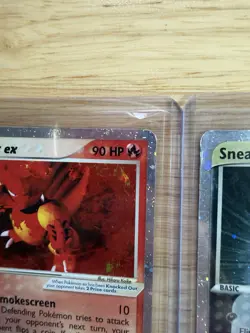 2 Lot Pokemon TCG Sneasel ex & Magmar ex Ruby and Sapphire 2003 HP - Image 5