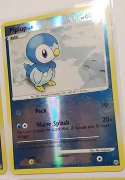 Piplup & Empoleon Holo and RH Lot of 4 Diamond & Pearl 93/130 4/130 Pokemon TCG - Image 3