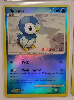Piplup & Empoleon Holo and RH Lot of 4 Diamond & Pearl 93/130 4/130 Pokemon TCG - Image 4
