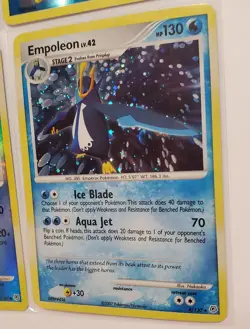 Piplup & Empoleon Holo and RH Lot of 4 Diamond & Pearl 93/130 4/130 Pokemon TCG - Image 5