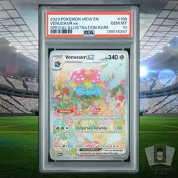 Venusaur EX SIR 2023 Pokemon Scarlett & Violet 151 MEW EN #198 PSA 10 GEM MINT - Image 1
