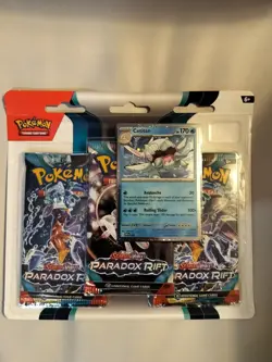 Pokemon TCG: Scarlet and Violet Paradox Rift 3 Booster Pack Blister - Cetitan - Image 1