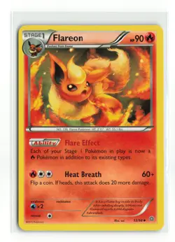 FLAREON 13/98 ANCIENT ORIGINS NON HOLO POKEMON TCG LP - Image 1