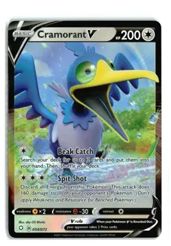 Cramorant V 054/072 Shining Fates Pokemon TCG NM - Image 1
