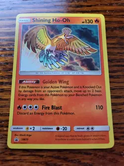 Pokemon TCG Shining Ho-Oh SM Black Star Promo SM70 Promo MP! - Image 1