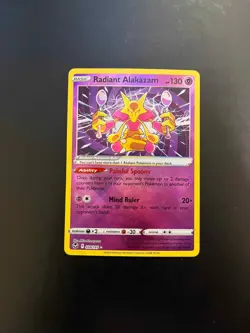 Radiant Alakazam 059/195 - Silver Tempest NM POKEMON - Image 1