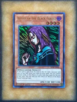 Yugioh Witch of the Black Forest BLLR-EN046 Ultra Rare 1st Ed NM - Image 1