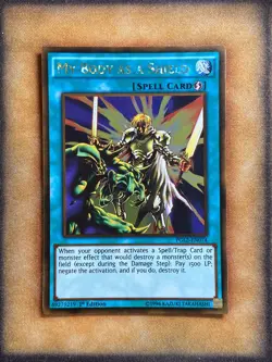 Yugioh My Body as a Shield PGL2-EN074 Gold Rare 1st Ed NM - Image 1