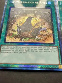 3x Pre-Preparation Of Rites | RA01 | Collectors Rare | NM | 1st Ed | YuGiOh! - Image 2