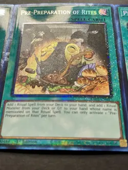 3x Pre-Preparation Of Rites | RA01 | Collectors Rare | NM | 1st Ed | YuGiOh! - Image 5
