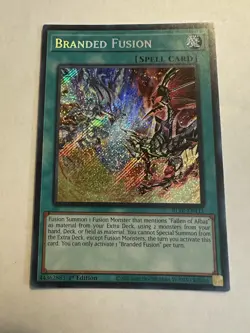 BRANDED FUSION SECRET RARE 1ST EDITION BLTR-EN111 (NM) YUGIOH! - Image 1