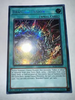 BRANDED FUSION SECRET RARE 1ST EDITION BLTR-EN111 (NM) YUGIOH! - Image 2