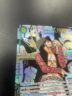 Dracule Mihawk Alt Art Manga Azure Sea's Seven One Piece OP14-119 English - Image 5