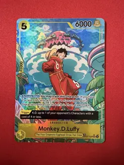 One Piece OP07-109 Treasure Rare Monkey D.Luffy ENG Perfect Condition - Image 1