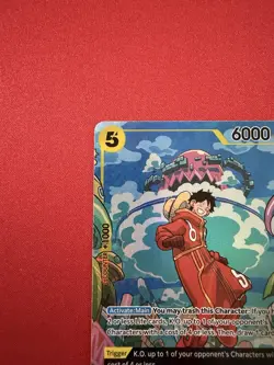 One Piece OP07-109 Treasure Rare Monkey D.Luffy ENG Perfect Condition - Image 2
