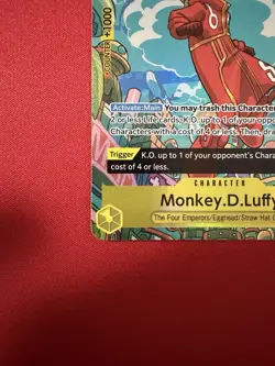 One Piece OP07-109 Treasure Rare Monkey D.Luffy ENG Perfect Condition - Image 4