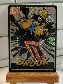 One Piece Holographic Trading Sticker Brook - Image 1