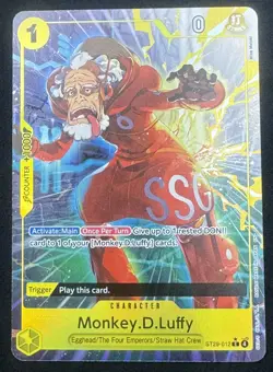 One Piece Starter Deck 29 Egghead Monkey.D.Luffy Full Art ST29-012 C Foil NM - Image 2